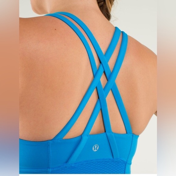 Lululemon Energy Tank Paisley Cornflower / Cornflower Size 8 - Picture 3 of 9